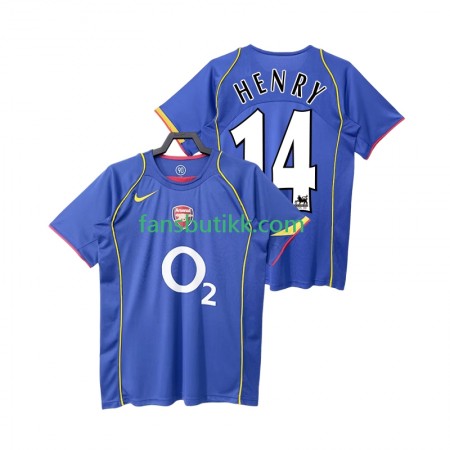 Fotballdrakt Arsenal Henry 14 2004 Retro Bortetrøye 2005 Kortermet